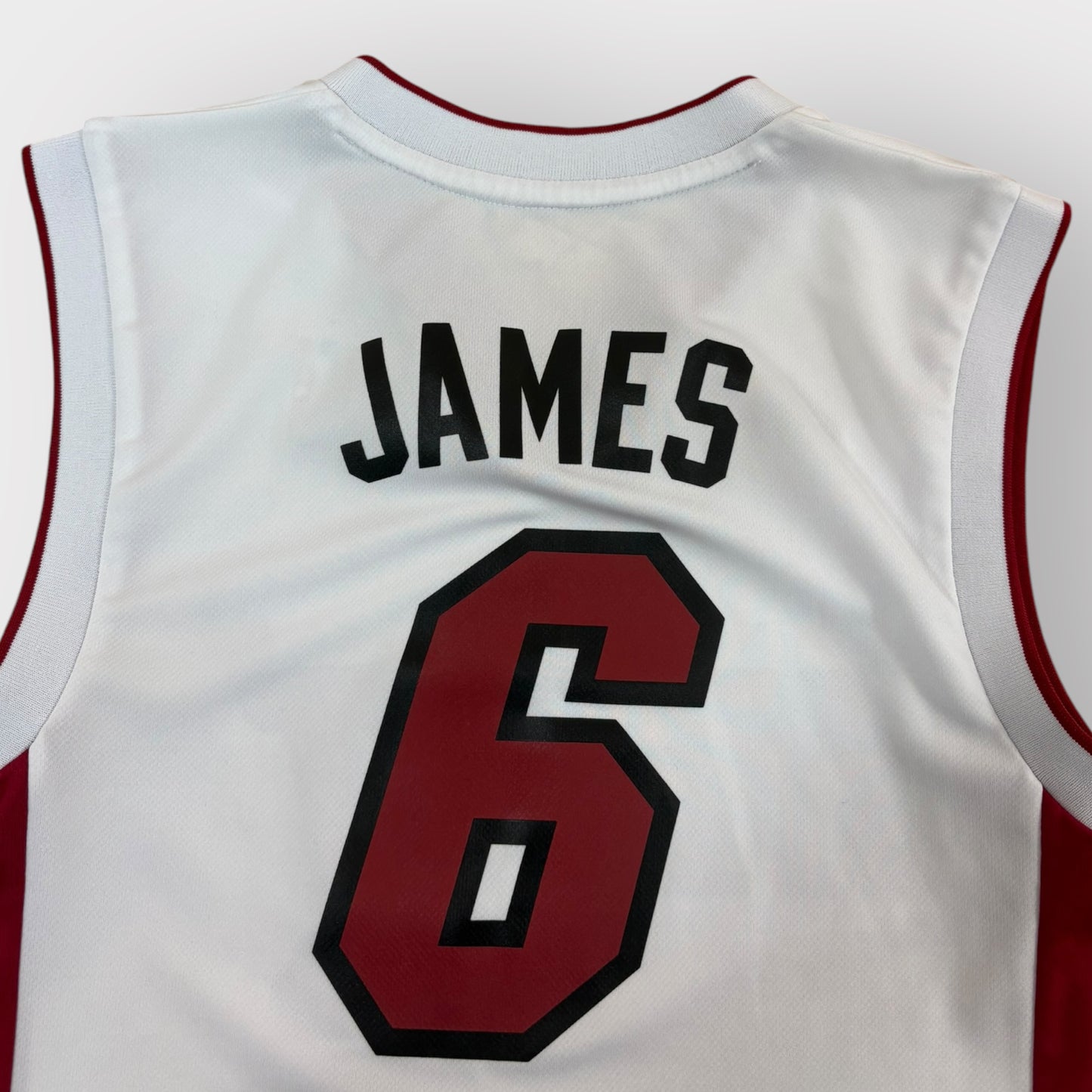 koszulka sportowa Adidas Miami Heat White Lebron James 6