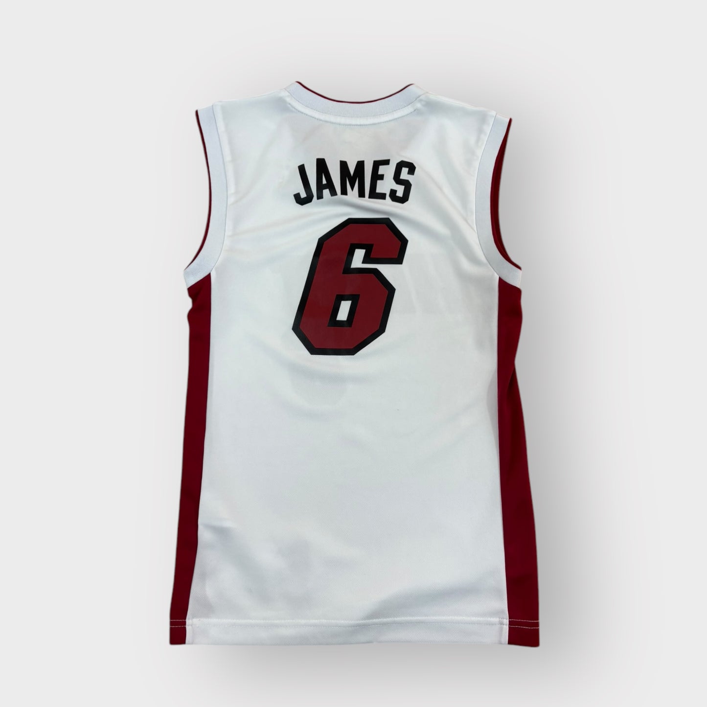 koszulka sportowa Adidas Miami Heat White Lebron James 6