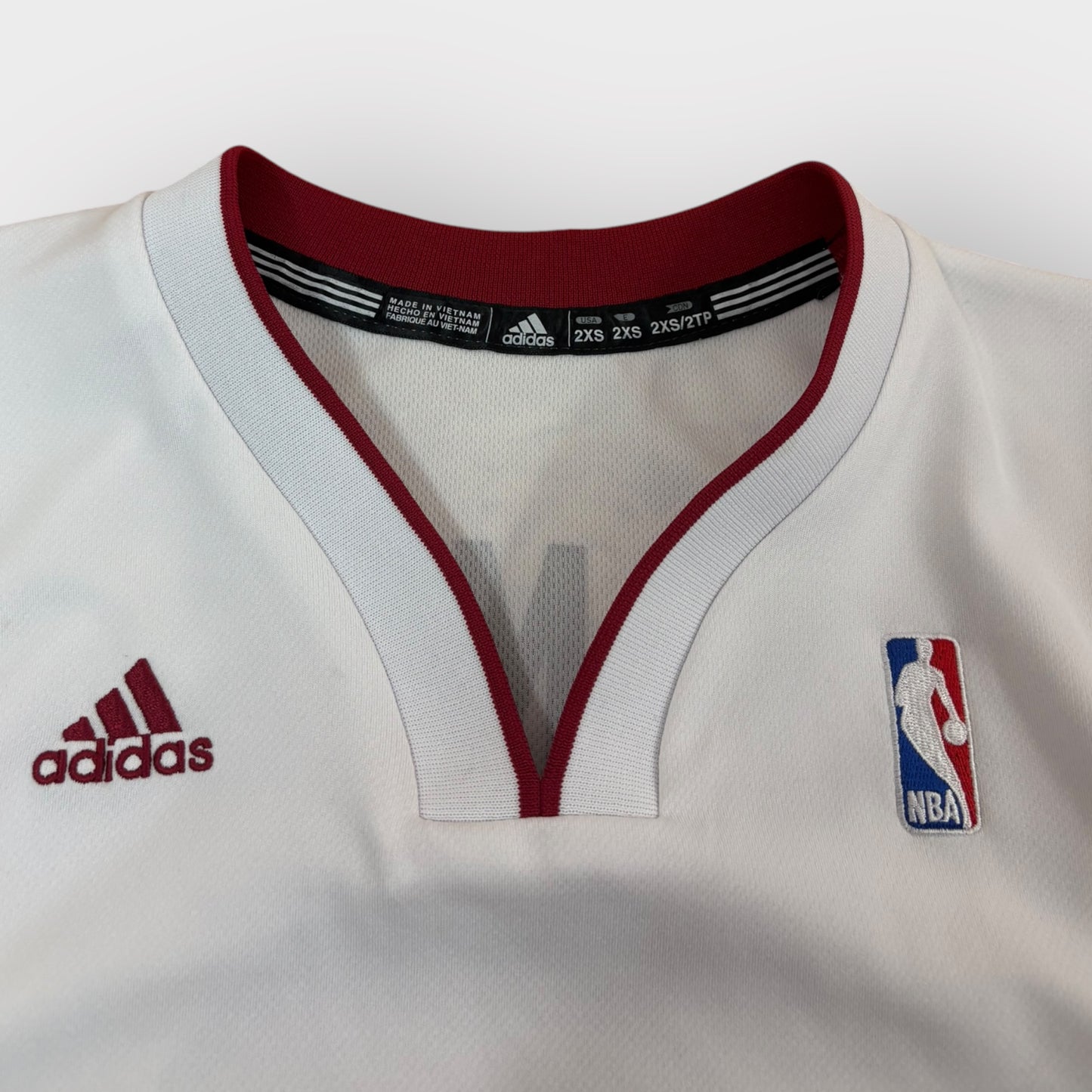 koszulka sportowa Adidas Miami Heat White Lebron James 6