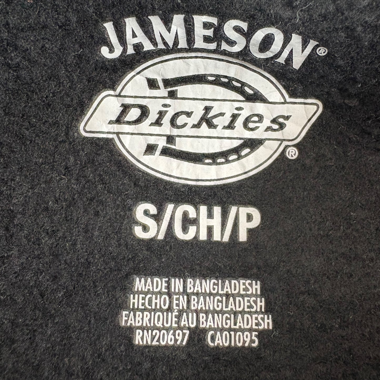 czarna bluza z kapturem Dickies X Jameson