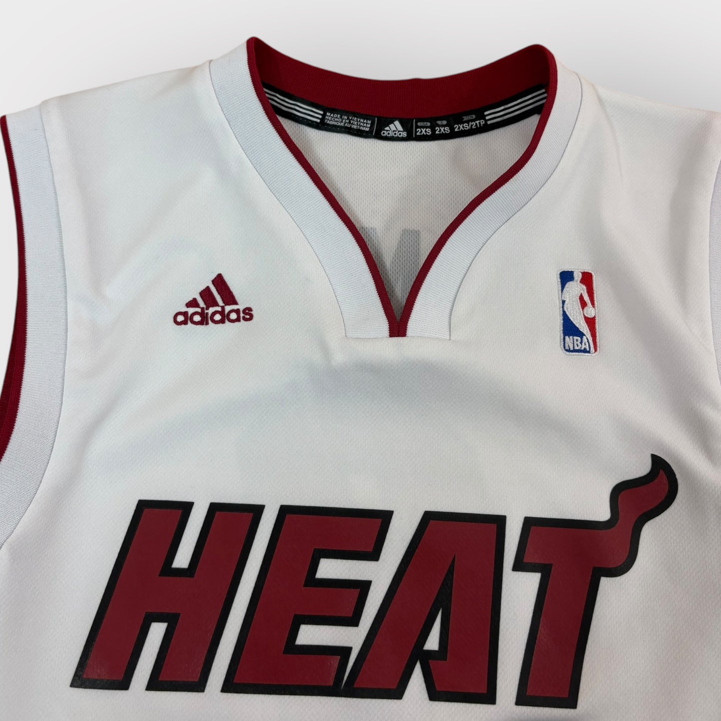 koszulka sportowa Adidas Miami Heat White Lebron James 6