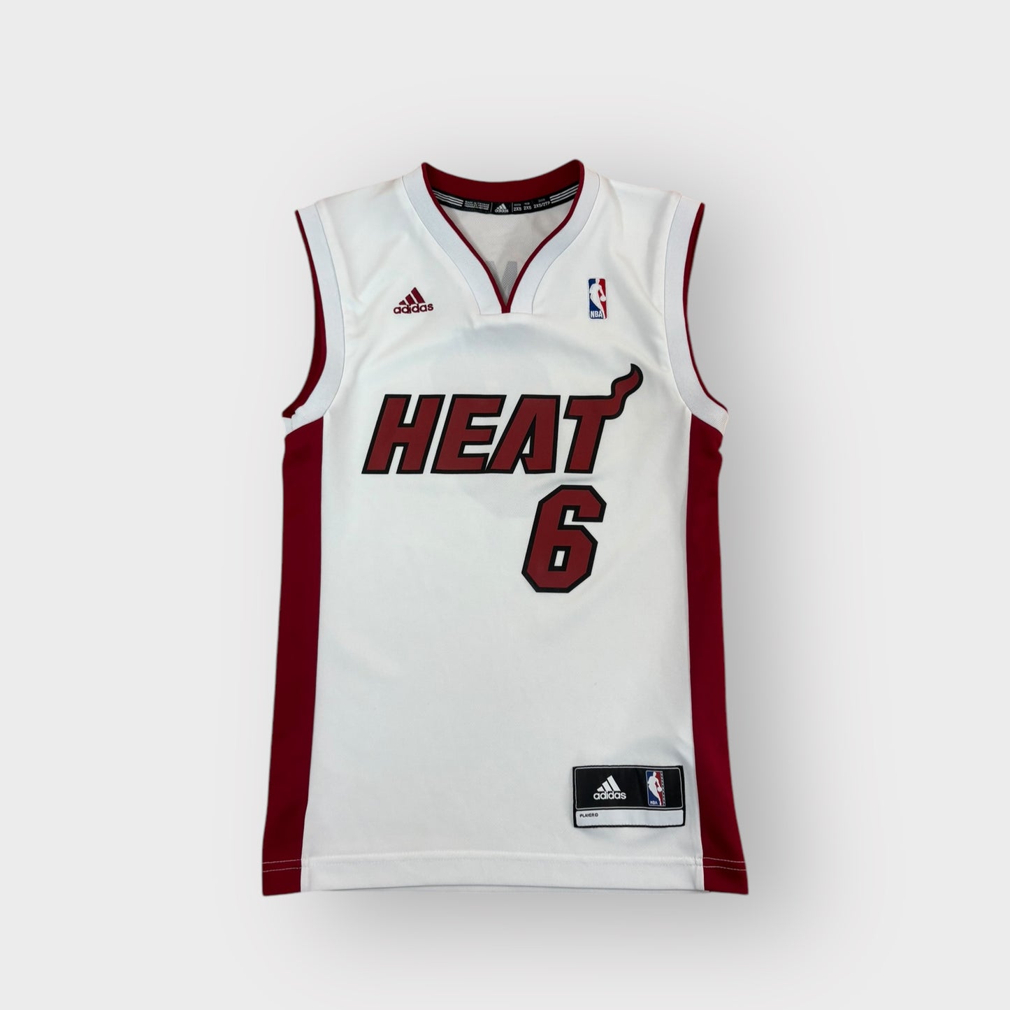 koszulka sportowa Adidas Miami Heat White Lebron James 6