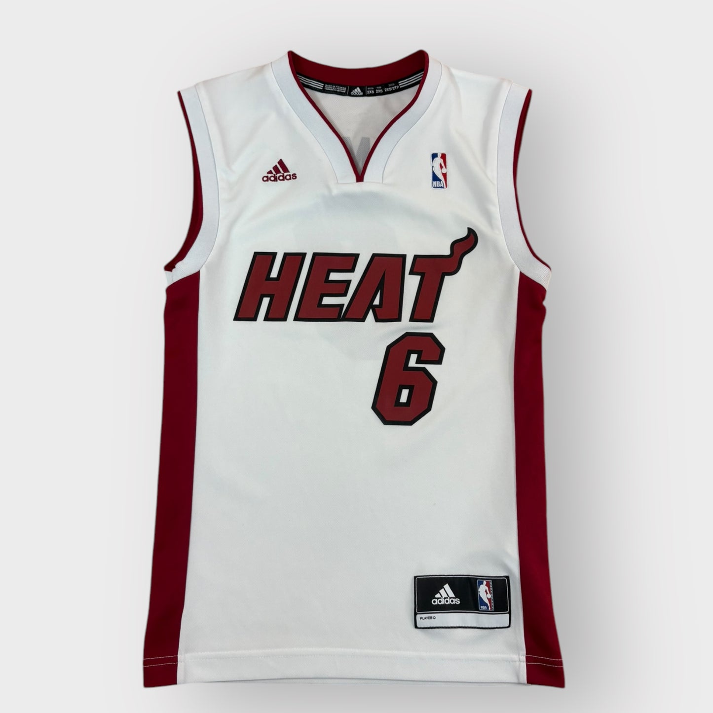 koszulka sportowa Adidas Miami Heat White Lebron James 6